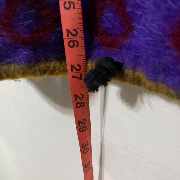 Jeans Wear Vintage Aztec Print Pullover, Hood, 1/4 Zip, 90s Indie Size Medium - Picture 11 of 16